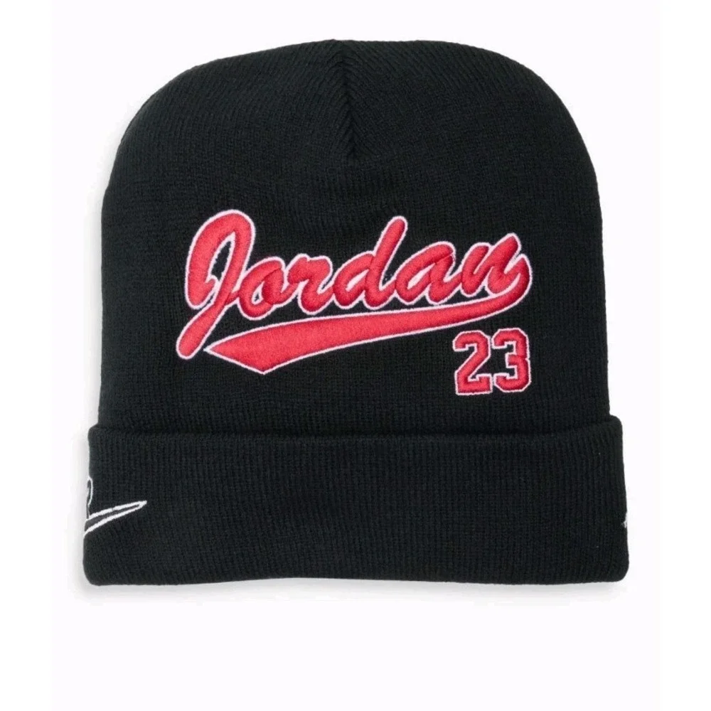 Jordan Kids' Embroidered Logo Knit Beanie NEW